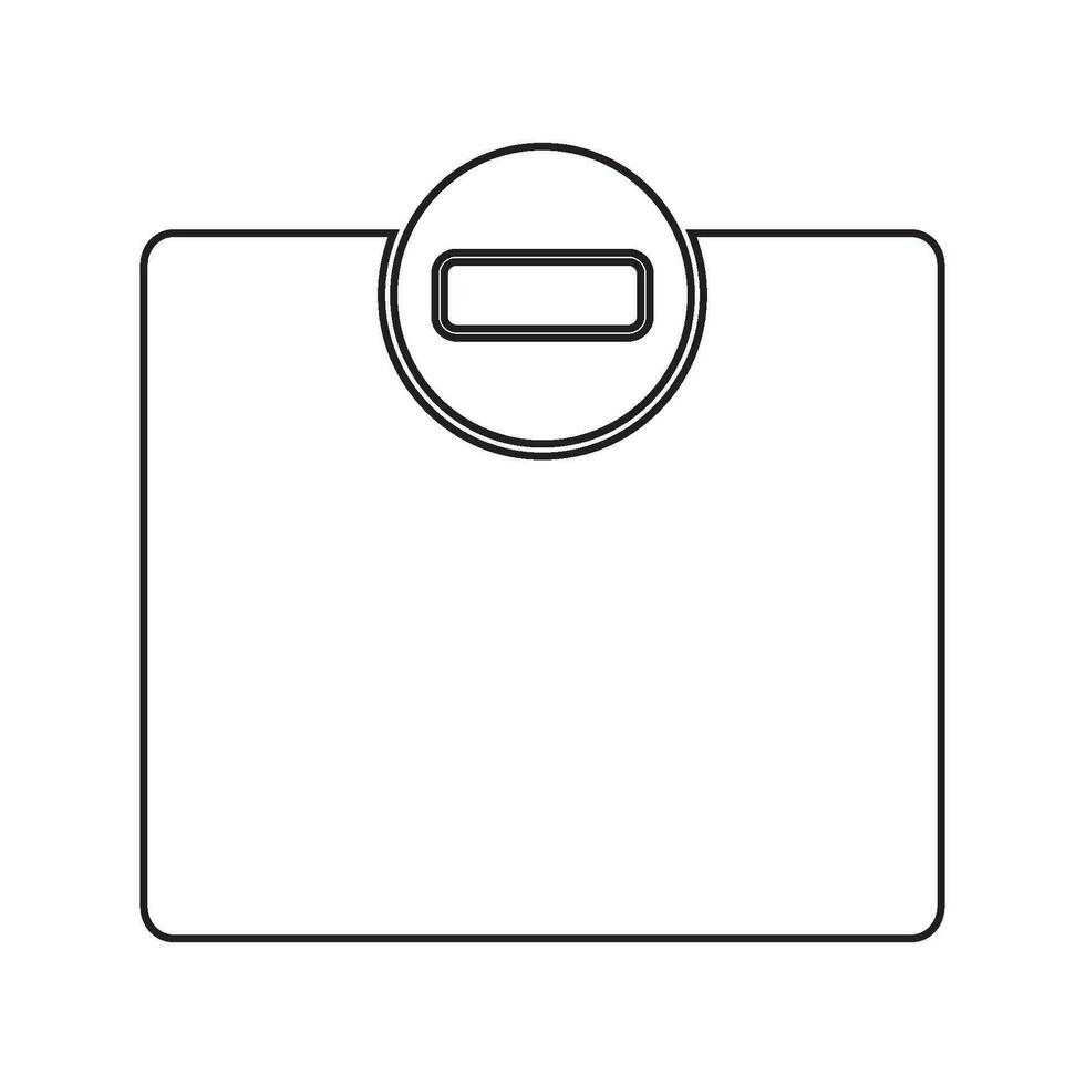 weighing icon vector