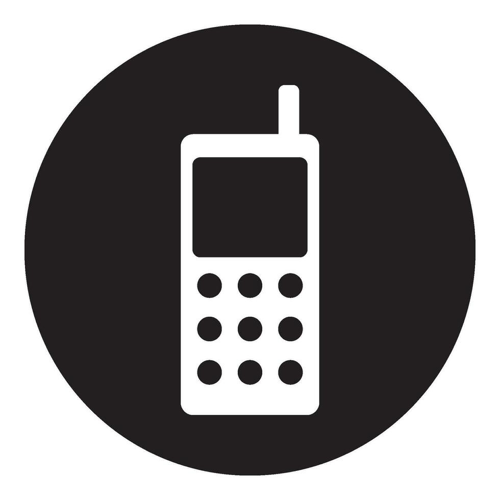 vector de icono de telefono