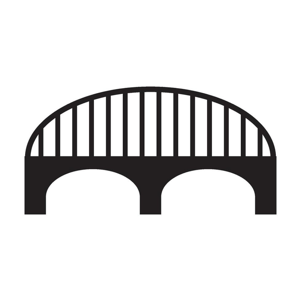 vector de icono de puente