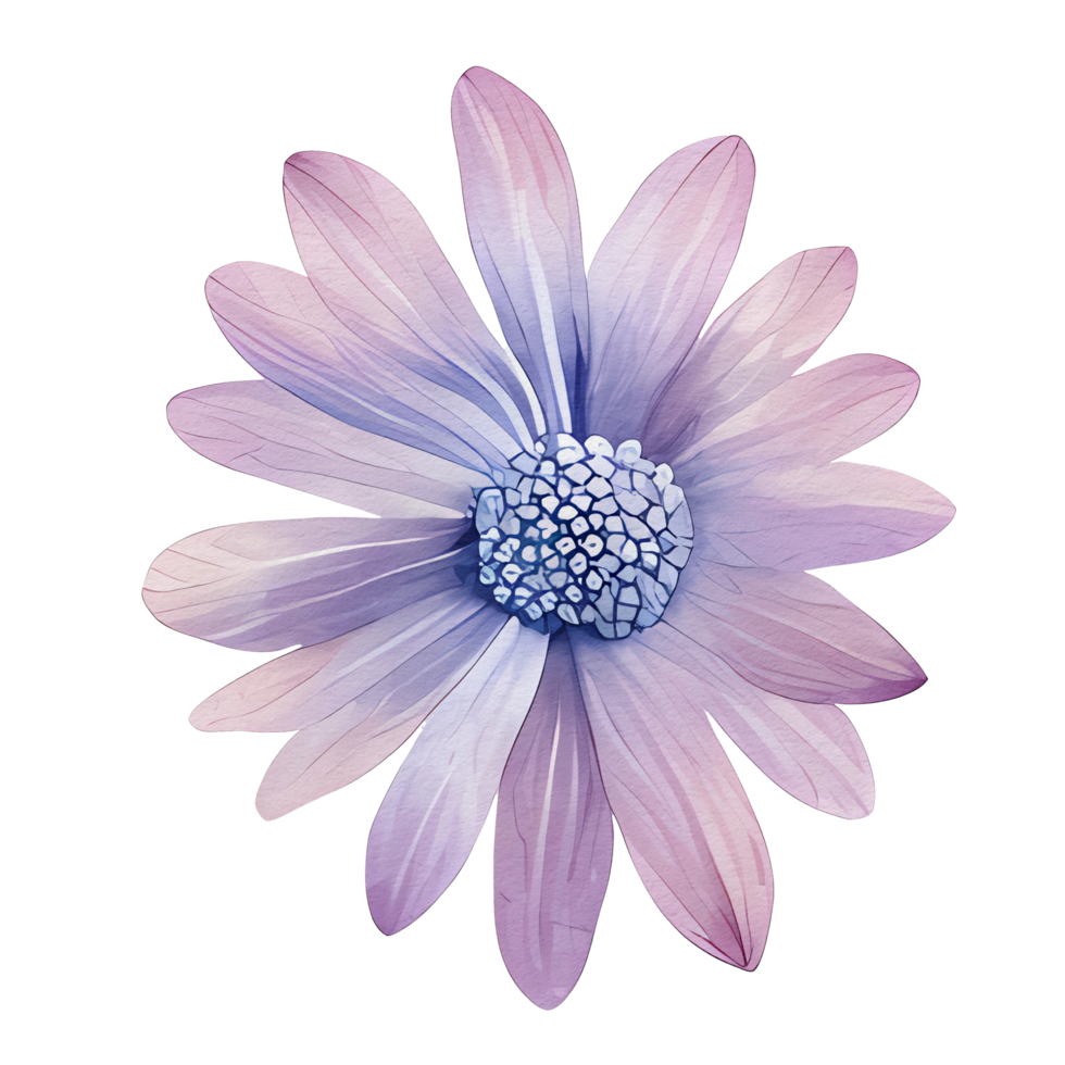 bellissimo acquerello ortensia fiore, ai generativo png