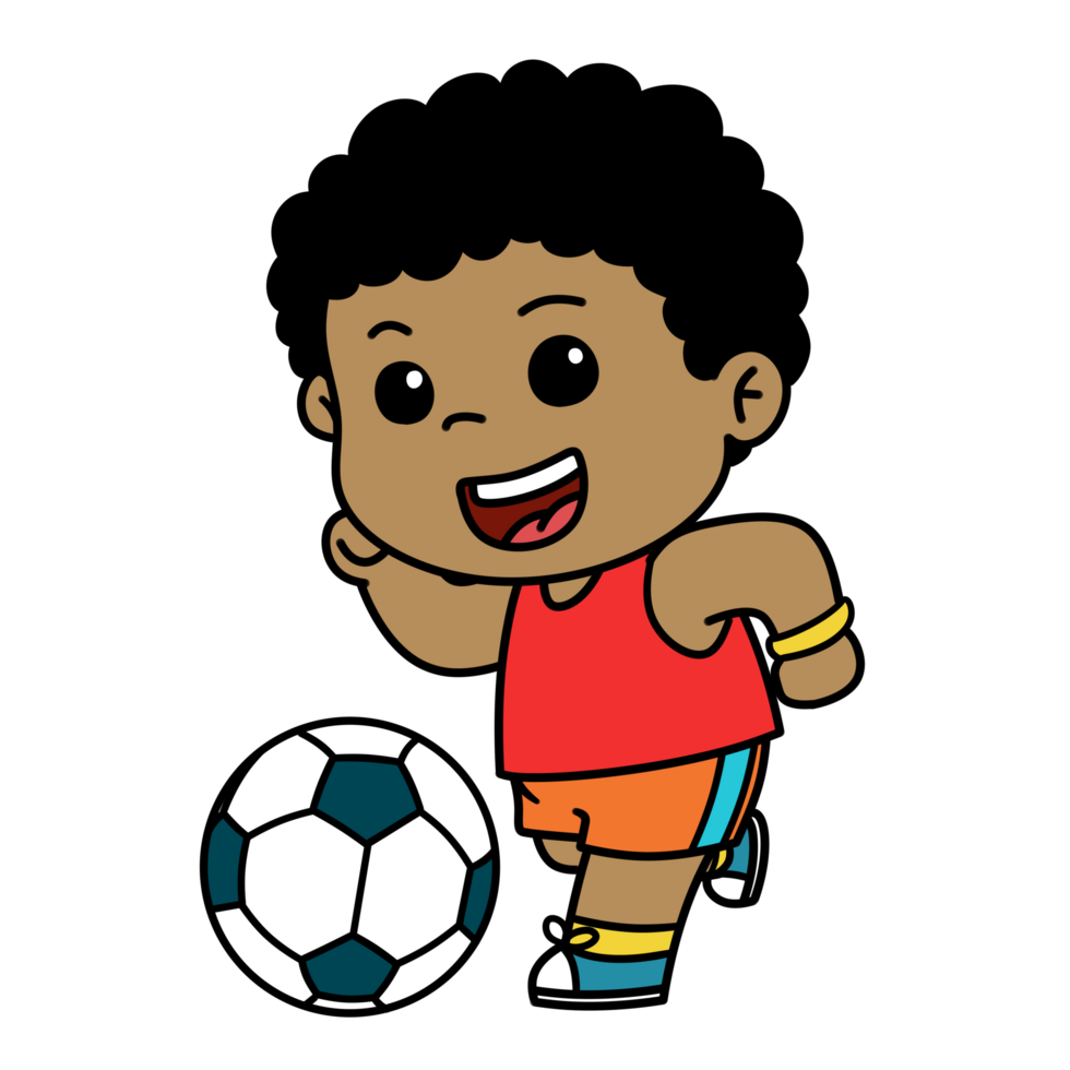 kinderen spelen voetbal werkzaamheid spel geïsoleerd bal jongen png