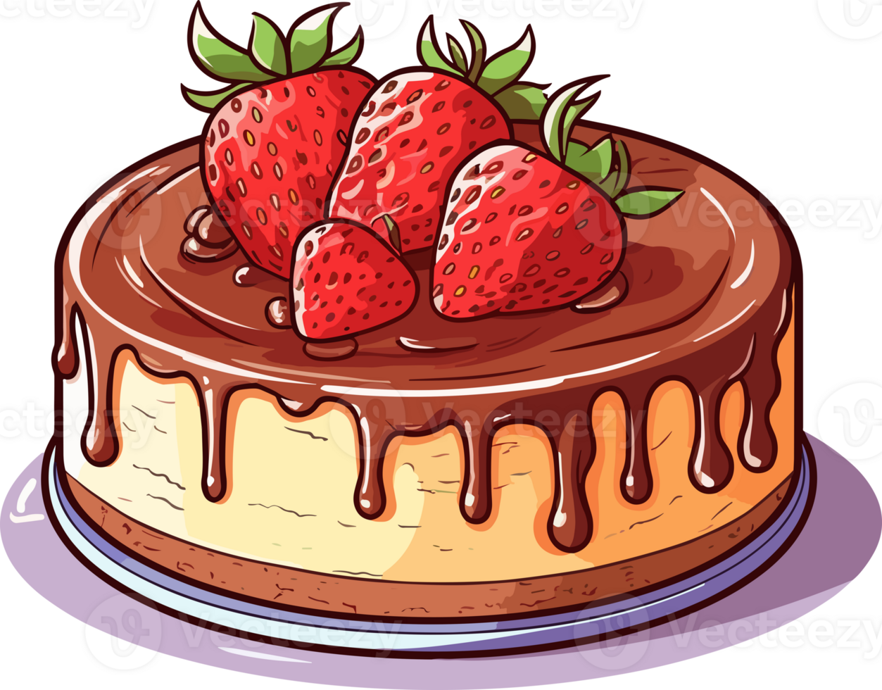 Cartoon Cake , illustration, Cute Design, png