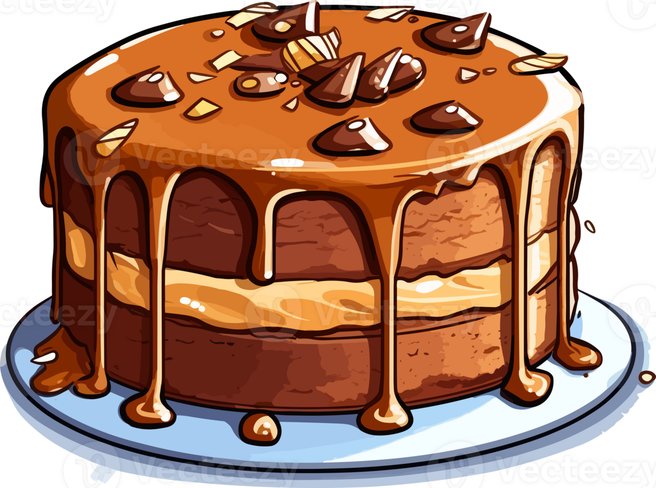 Cartoon Cake , illustration, Cute Design, png