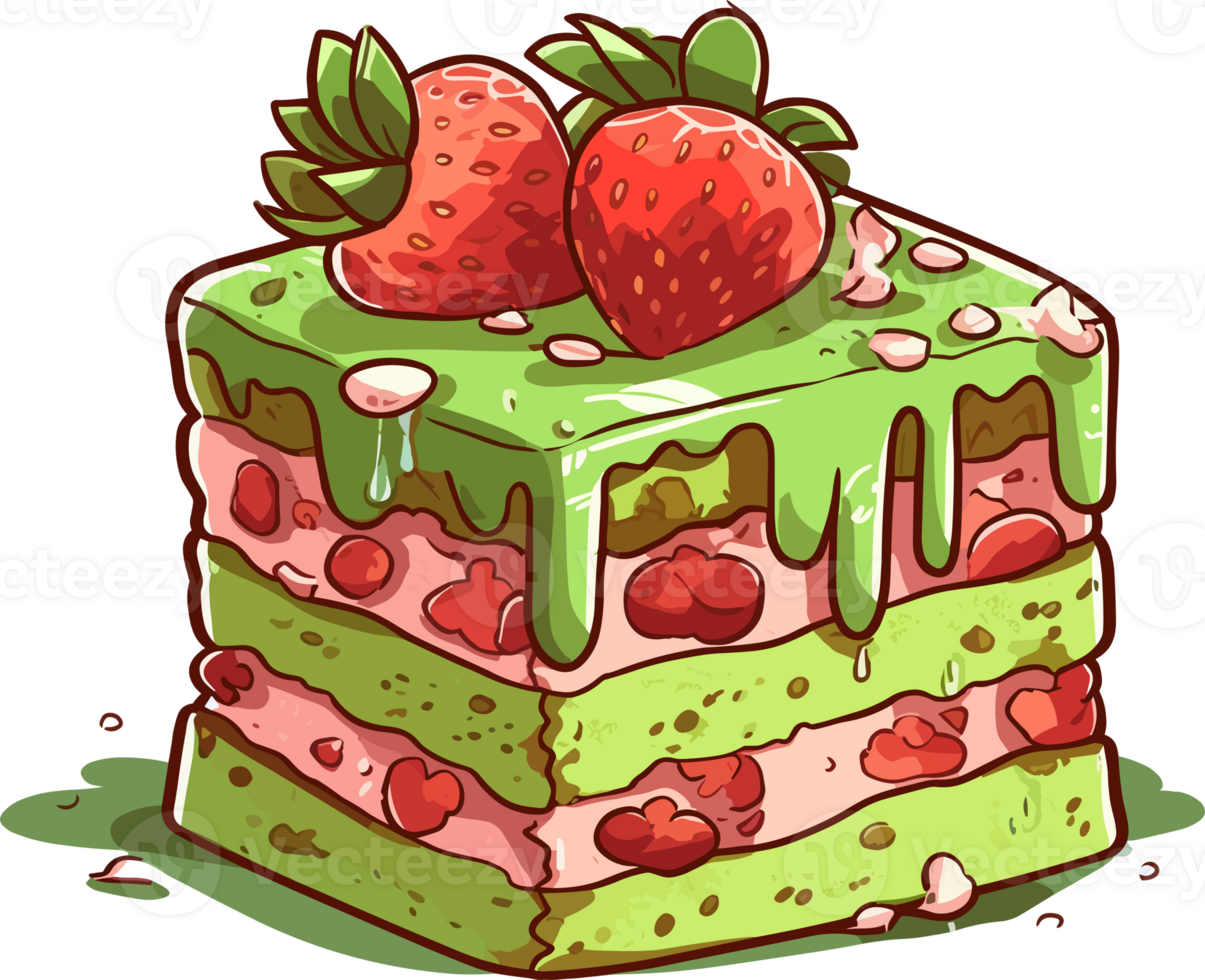 Cartoon Cake , illustration, Cute Design, png