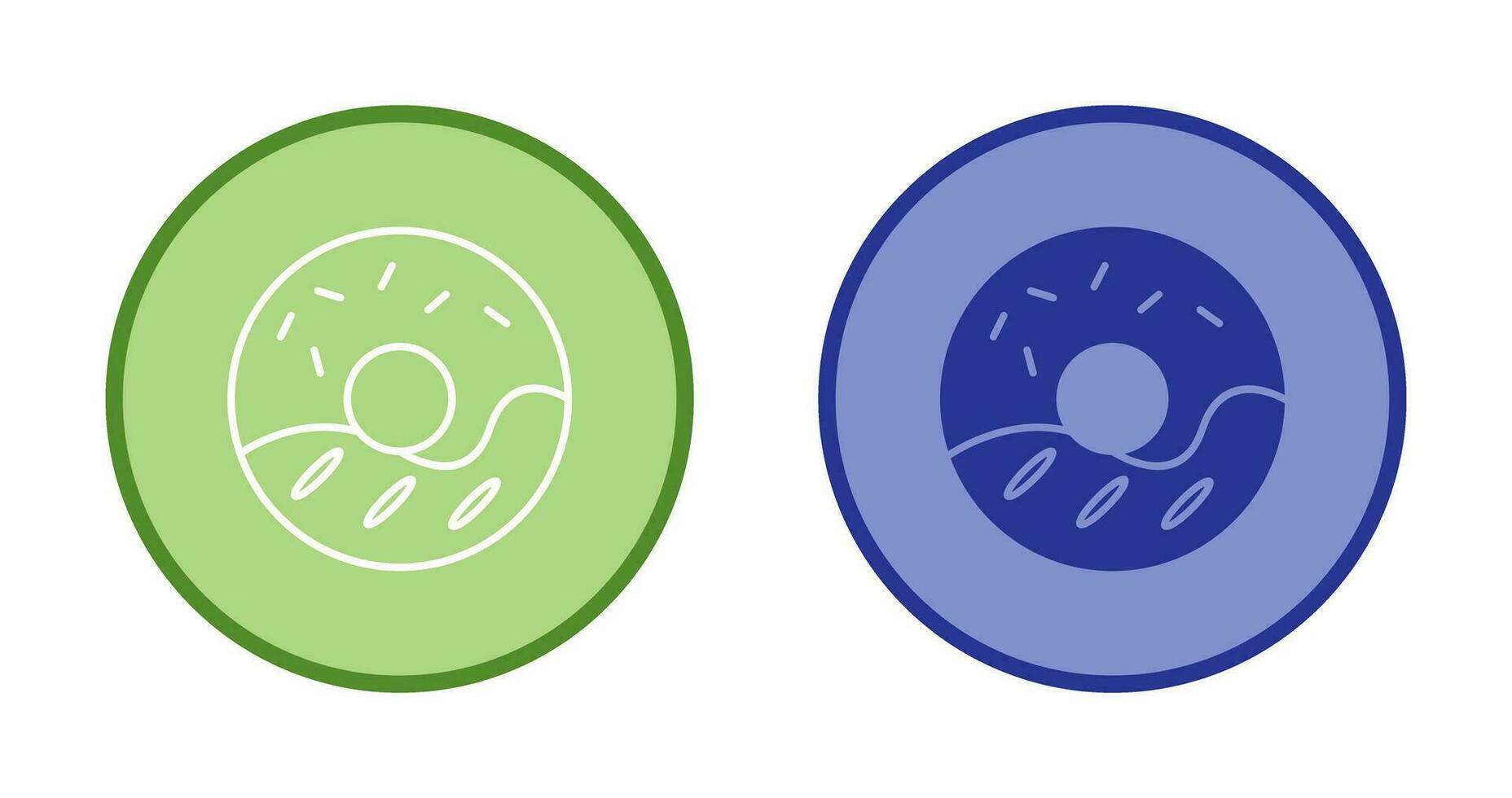 Cream Doughnut Vector Icon