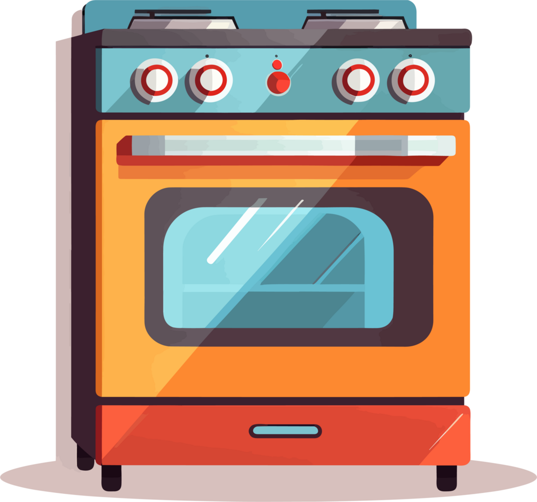 Stove PNG on a white background