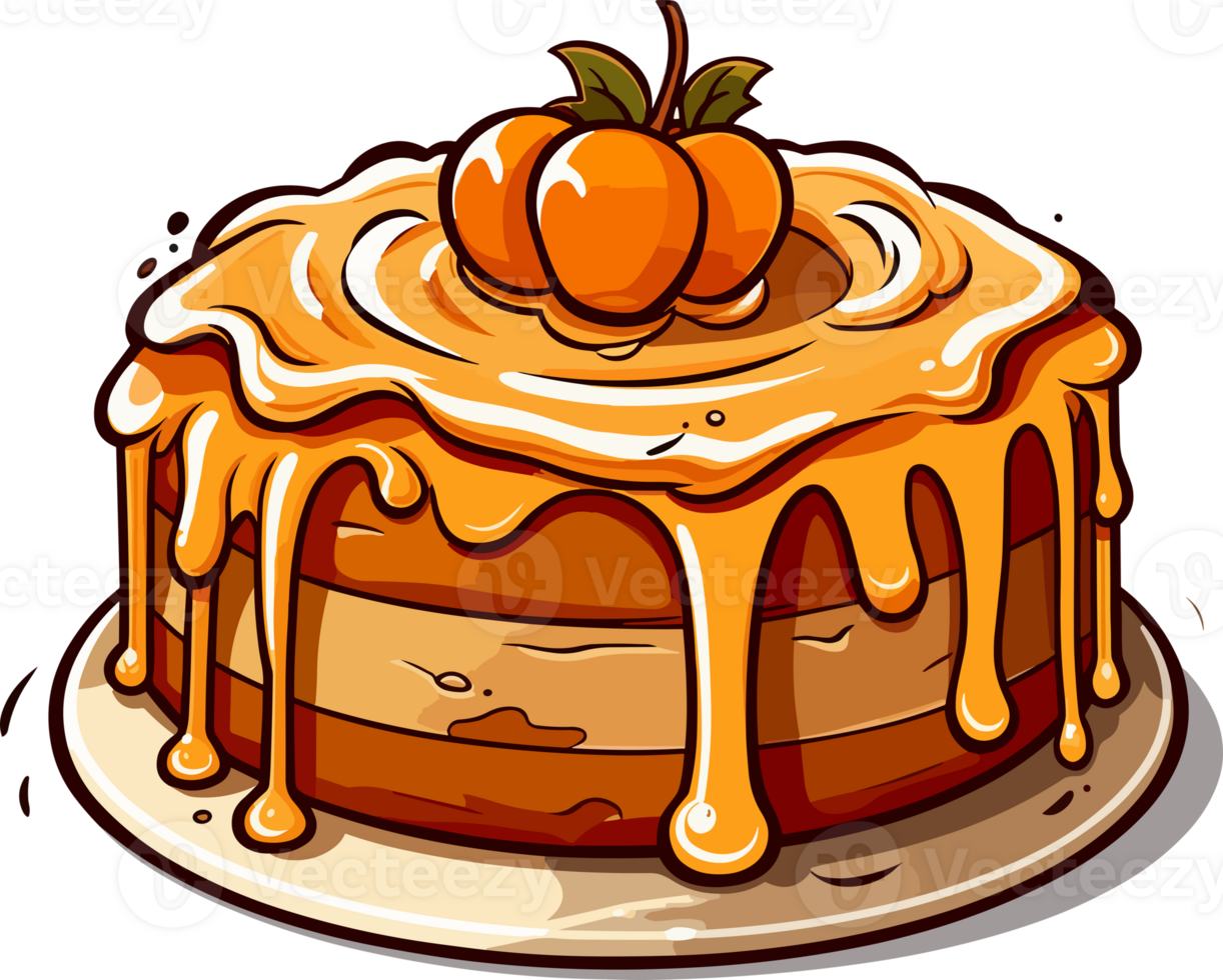 Cartoon Cake , illustration, Cute Design, png