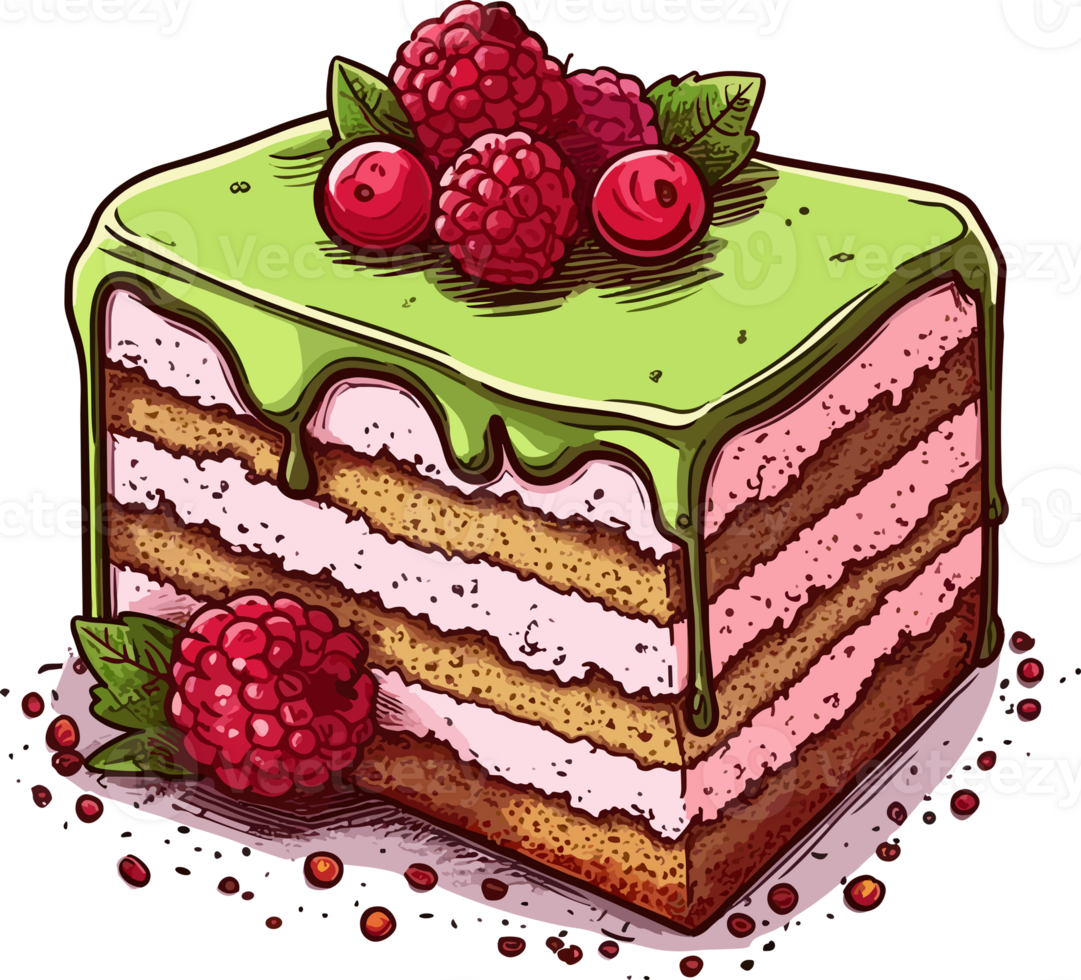 Cartoon Cake , illustration, Cute Design, png