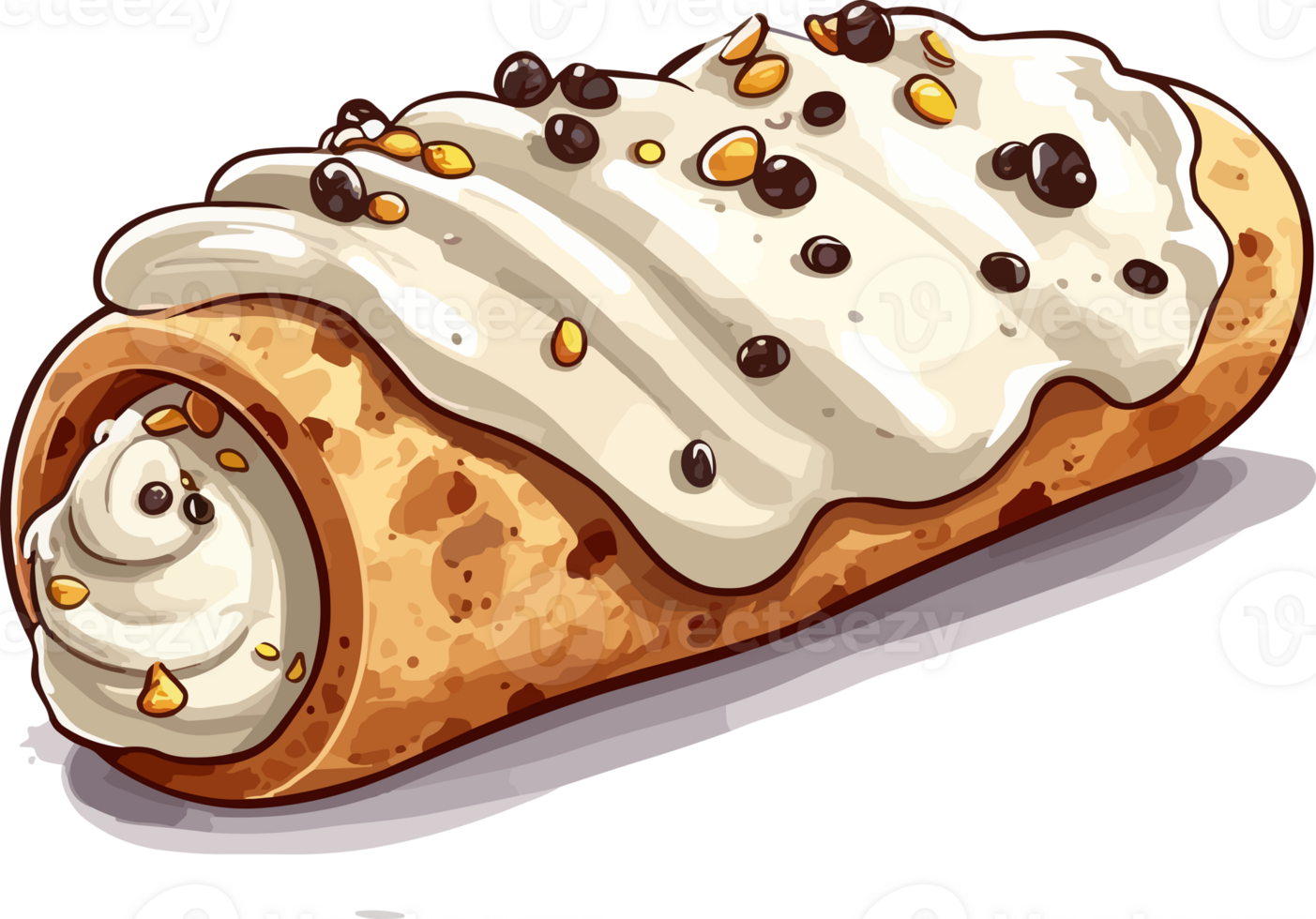 Cartoon Cake , illustration, Cute Design, Tshirt, png