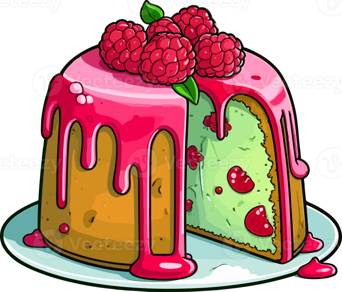 Cartoon Cake , illustration, Cute Design, png