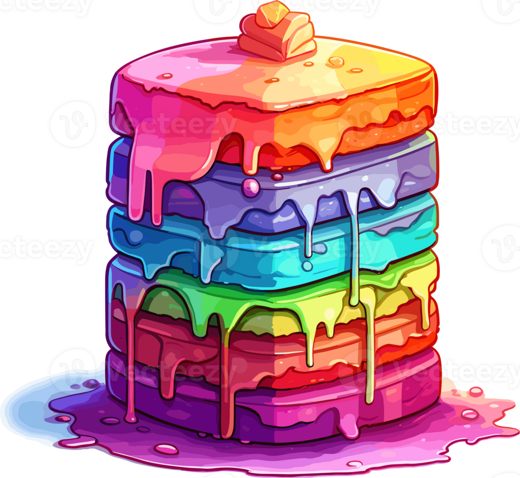 Cartoon Cake , illustration, Cute Design, png