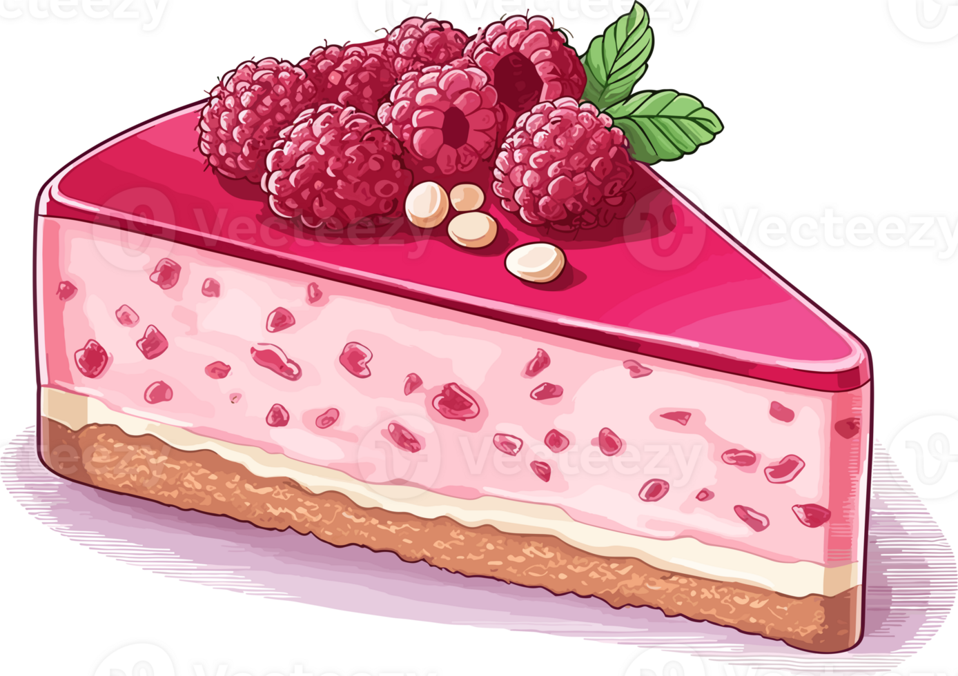 Cartoon Cake , illustration, Cute Design, png