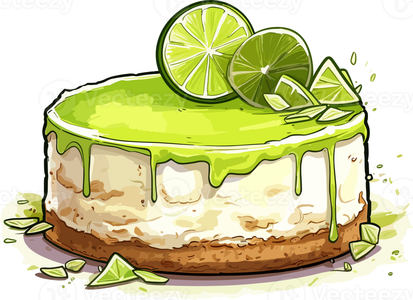 Cartoon Cake , illustration, Cute Design, Tshirt, png