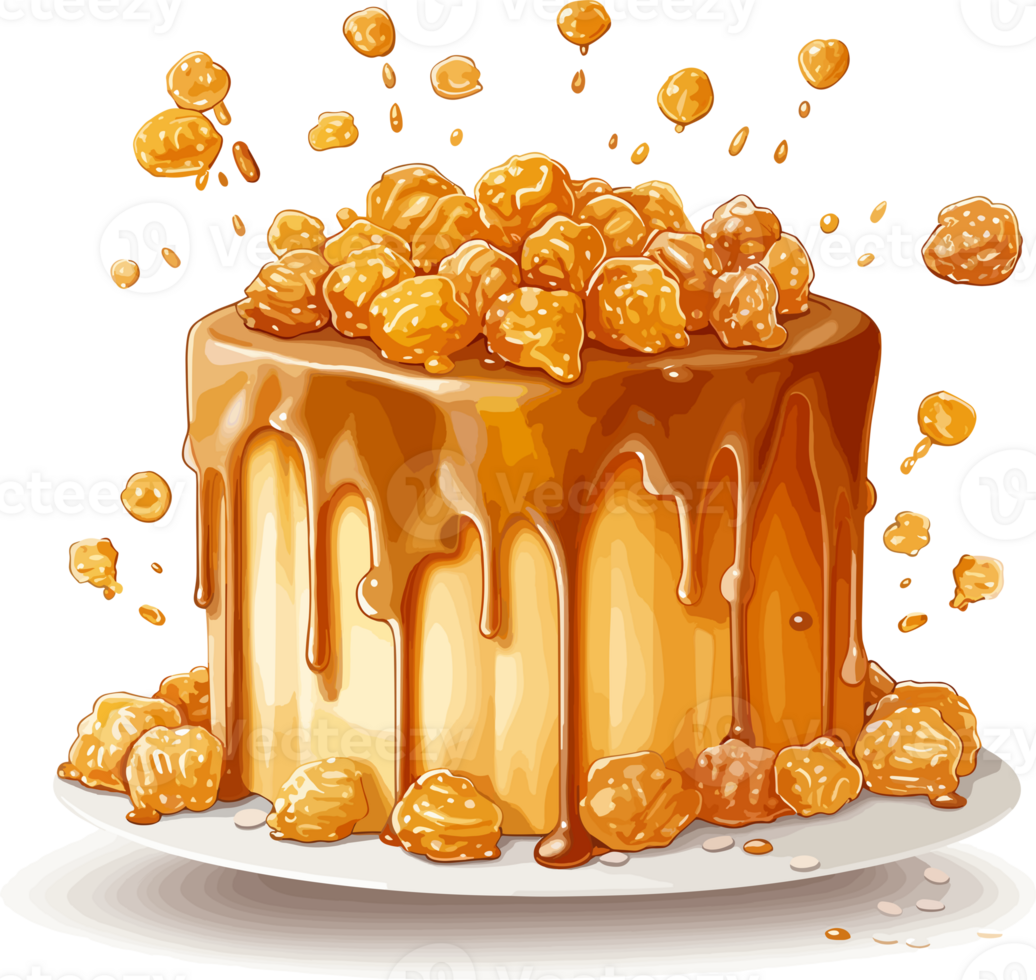 Cartoon Cake , illustration, Cute Design, Tshirt, png