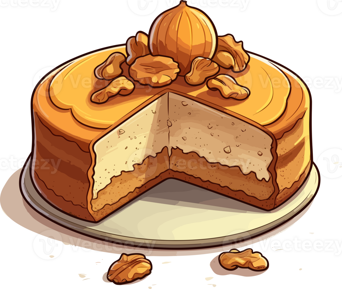 Cartoon Cake , illustration, Cute Design, png