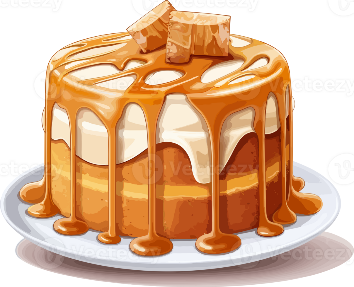 Cartoon Cake , illustration, Cute Design, Tshirt, png