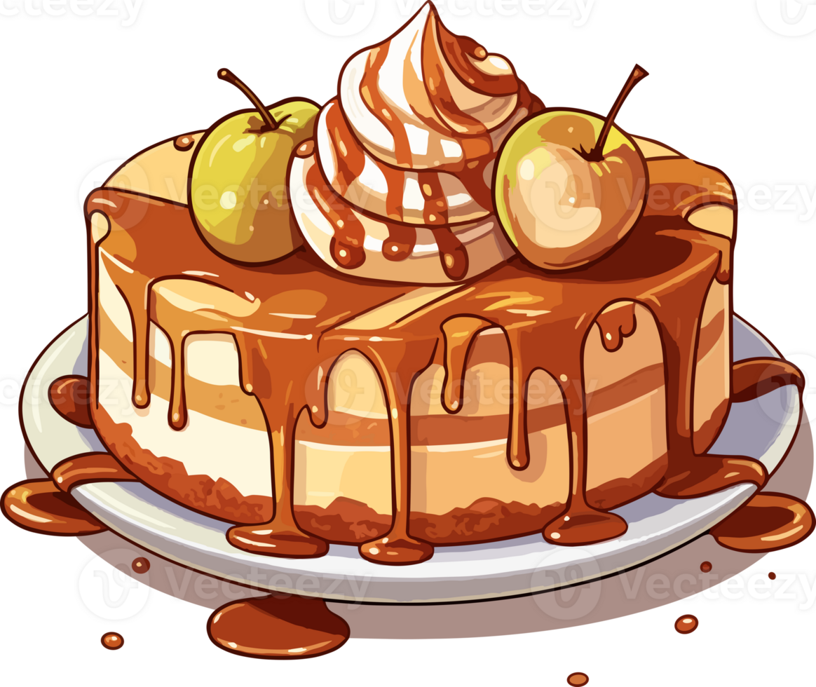 Cartoon Cake , illustration, Cute Design, Tshirt, png