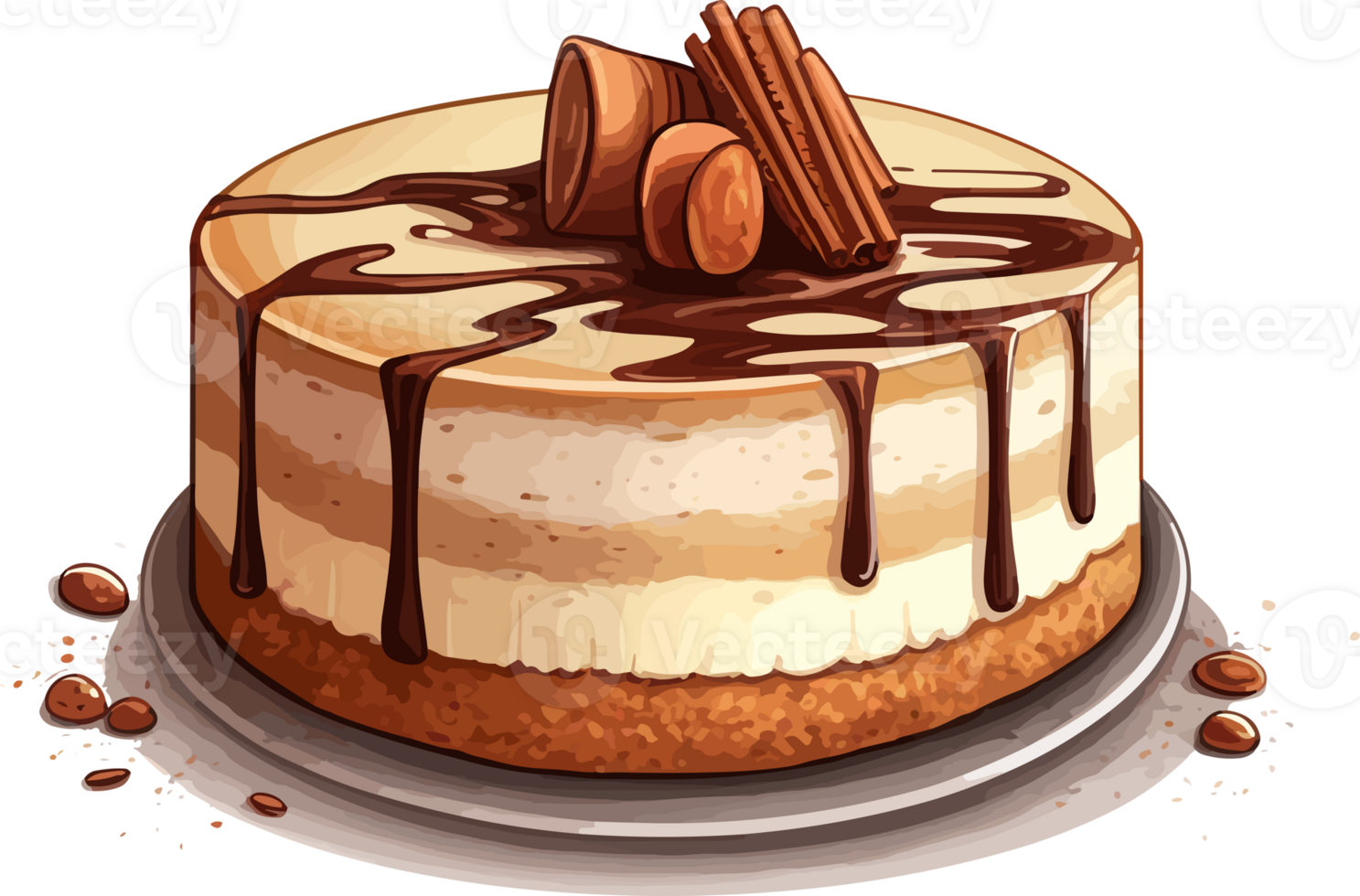 Cartoon Cake , illustration, Cute Design, png