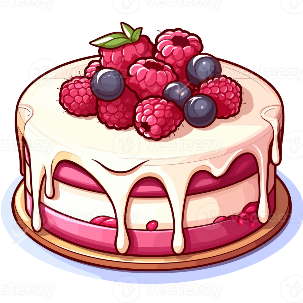 Cartoon Cake , illustration, Cute Design, png