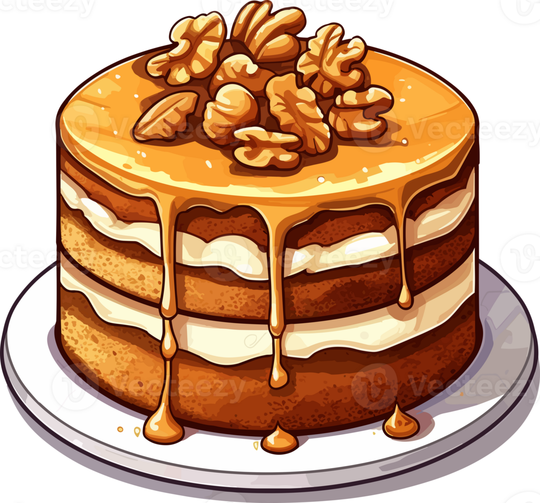 Cartoon Cake , illustration, Cute Design, png