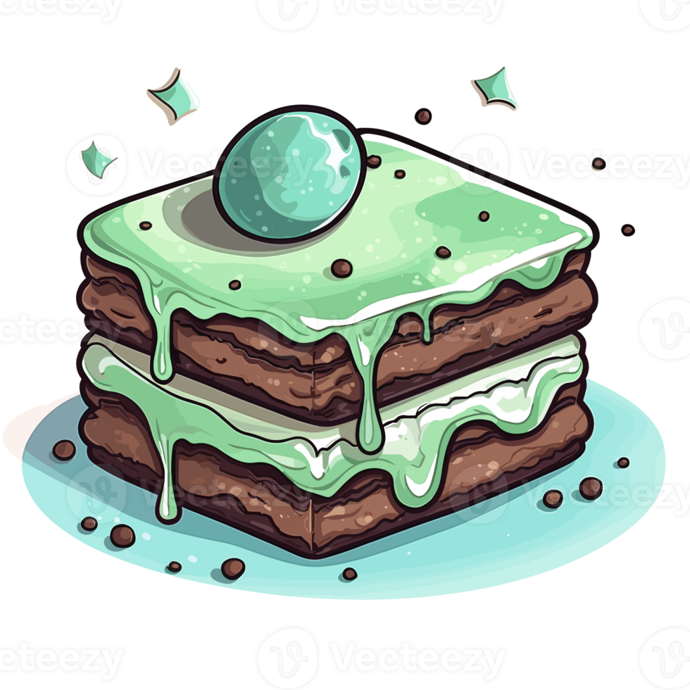 Cartoon Cake , illustration, Cute Design, png