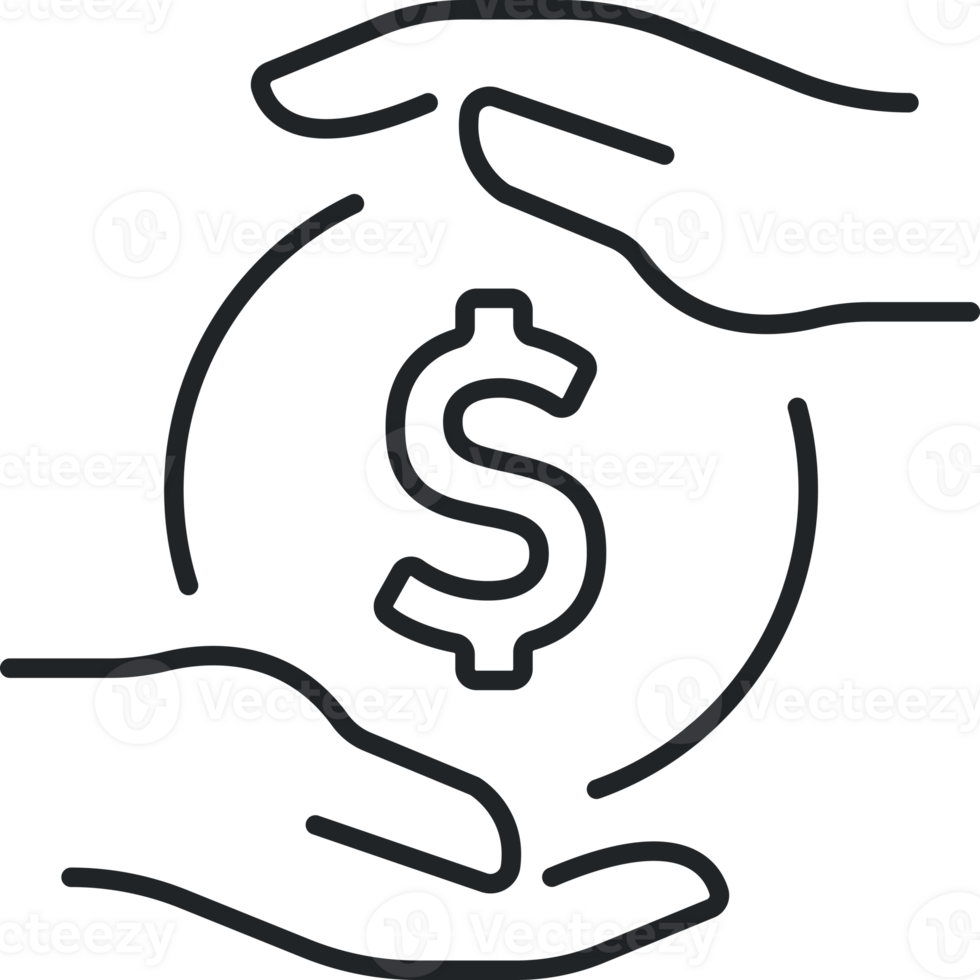Money care icon png