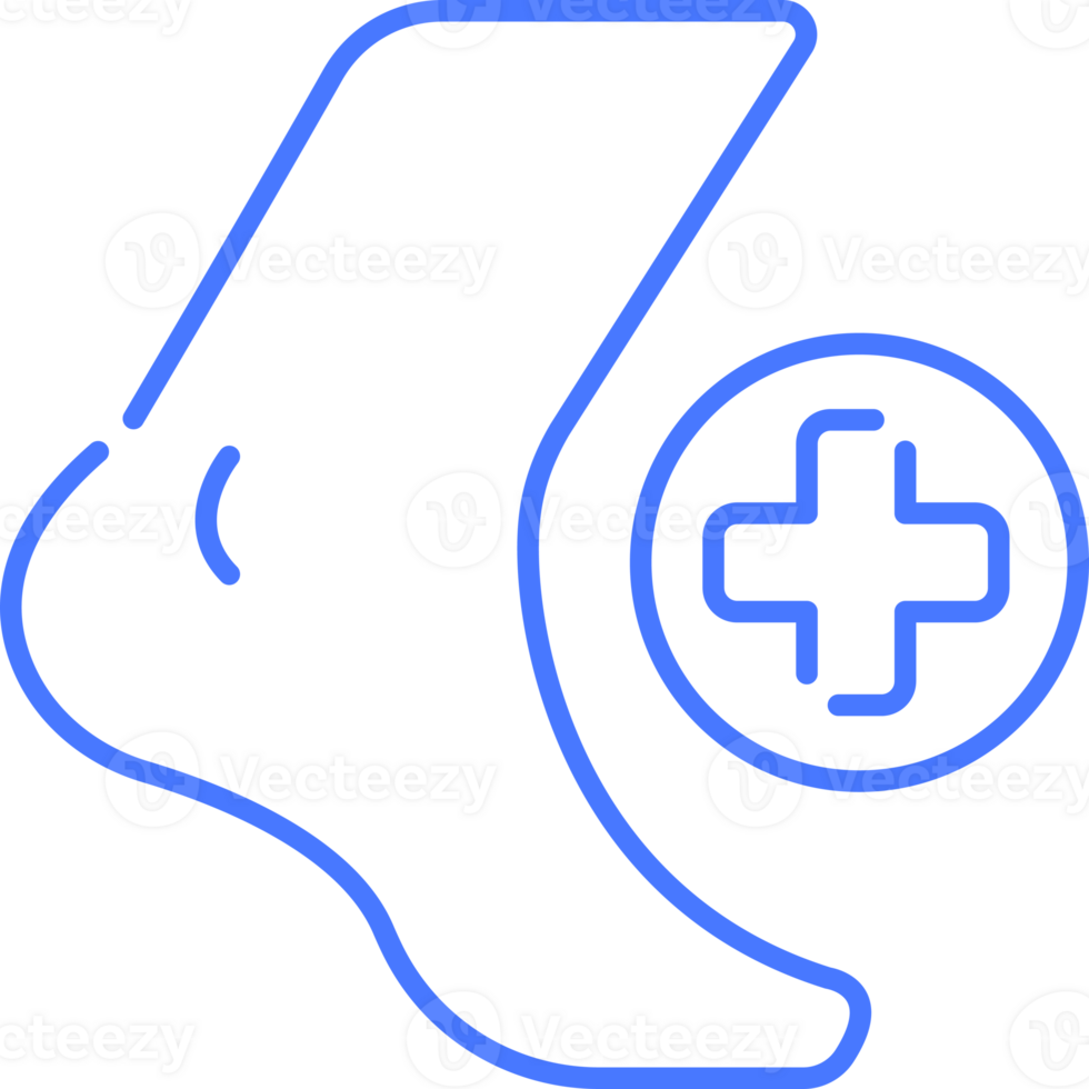 Foot care line icon 24818661 PNG