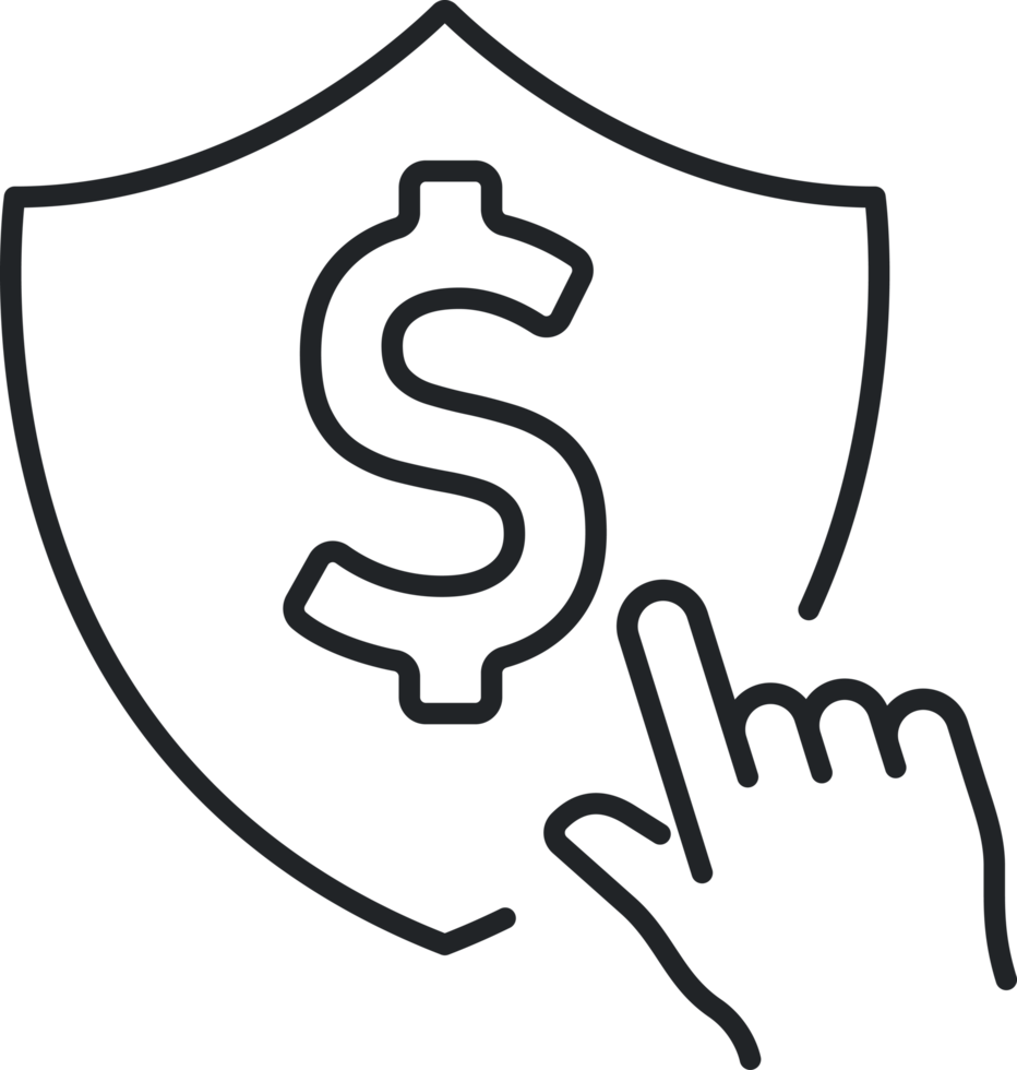 Securities line icon png