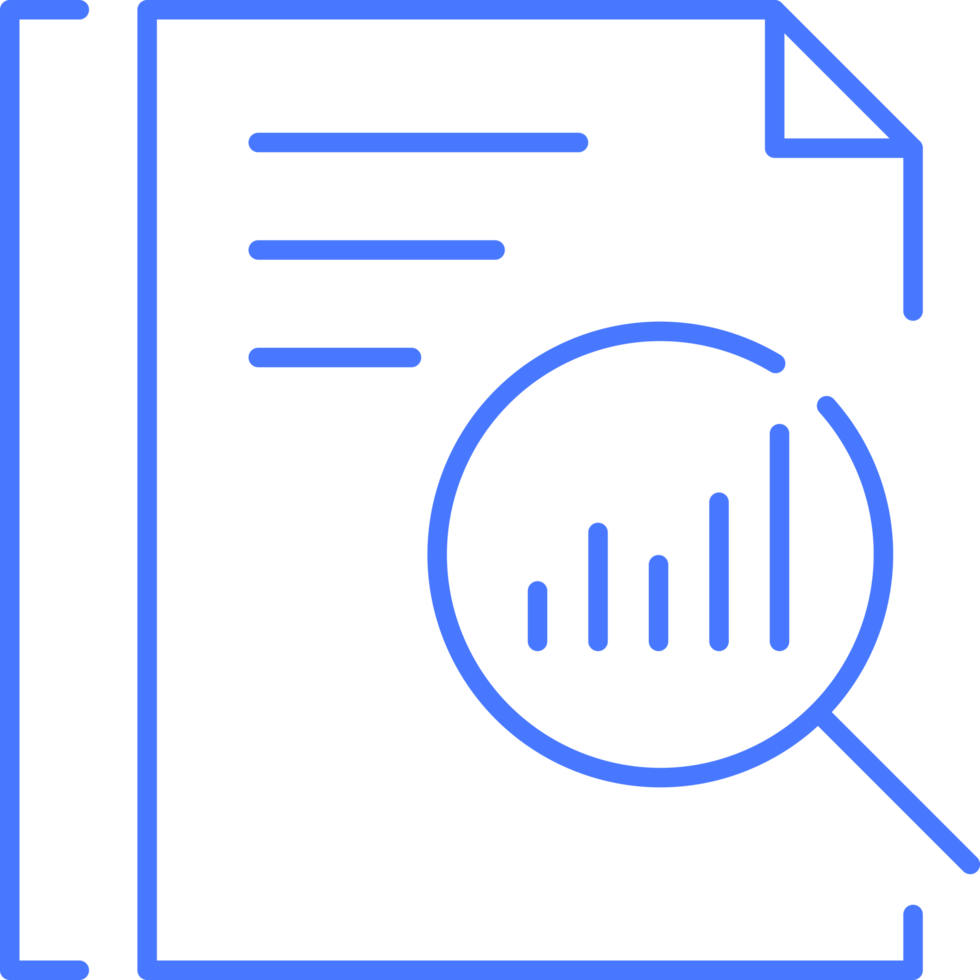 document search line icon png