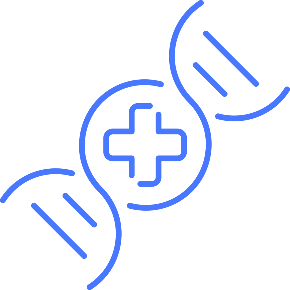 DNA line icon png