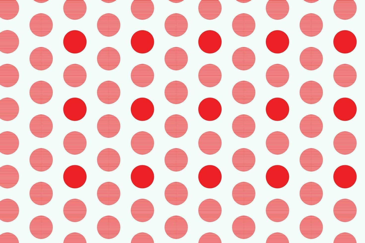 simple abstract seamlees red polka dot pattern on white colour background vector
