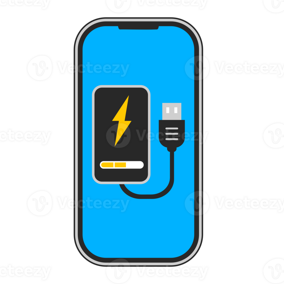 Smartphone Charging Interface png
