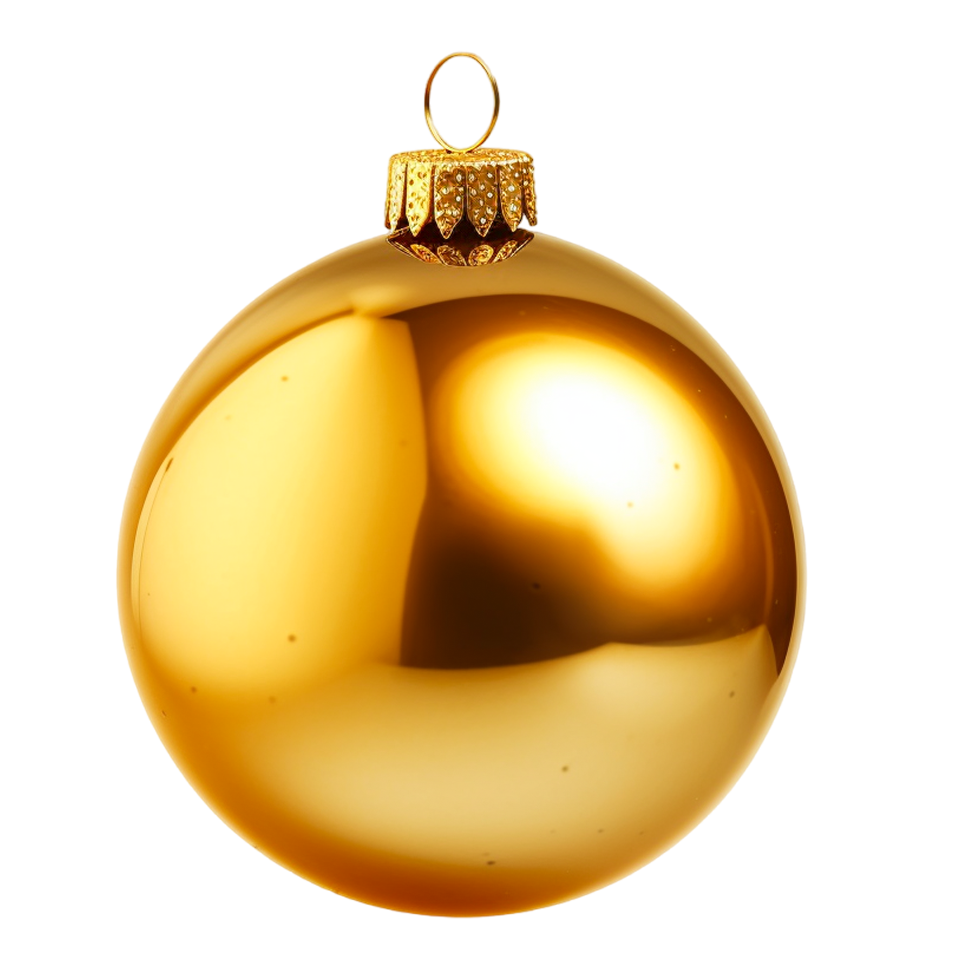 Christmas Golden Ball. 24818856 PNG