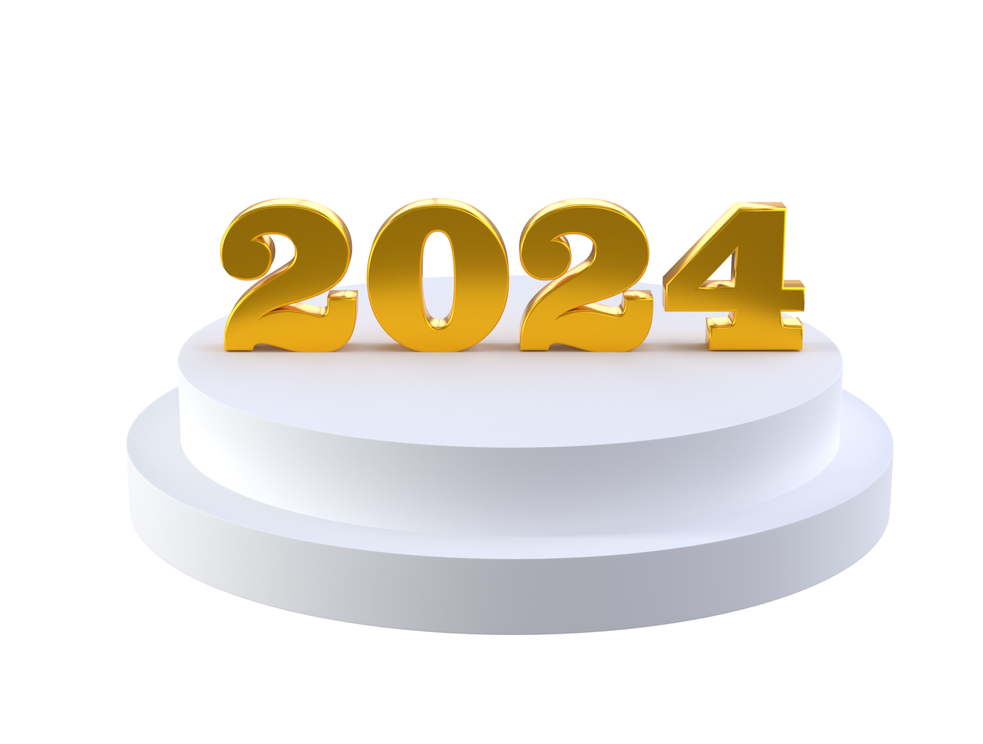 2024 Neu Jahr Gold Nummer Png 27256242 Png | Images and Photos finder