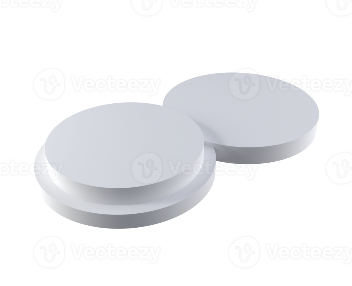 minimalista il giro podio e scena con 3d interpretazione astratto sfondo composizione, illustrazione finto su di geometria piattaforma forma per Prodotto Schermo. isolato trasparente png