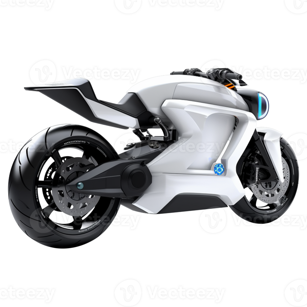 Electric motorbike electric bike e-bike e motorbike electric vehicle e-vehicle png transparent background Ai Generated