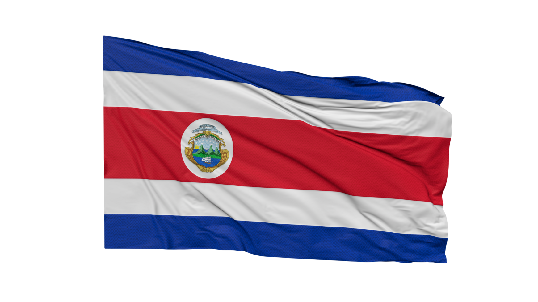 costa-rica-flag-waving-24819471-png