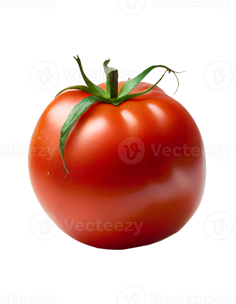 tomato on a transparent background. for decorating projects. png