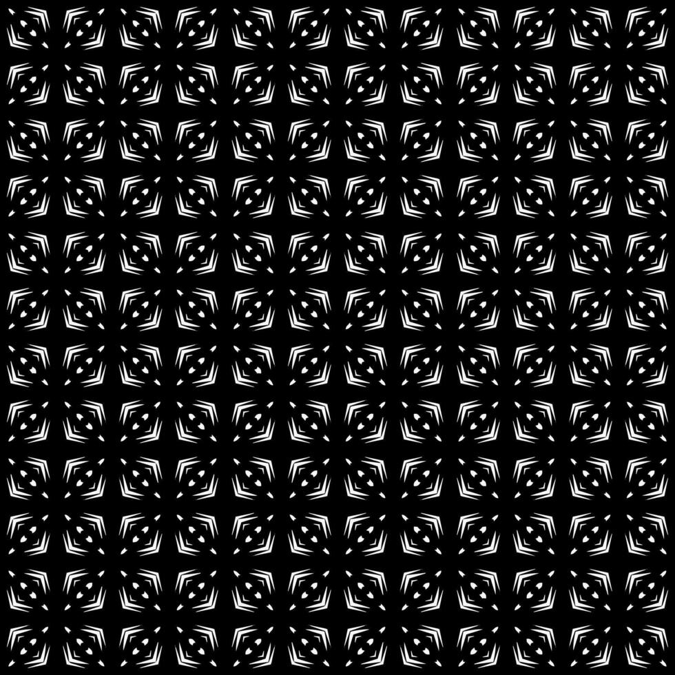 Black and white seamless pattern texture. Greyscale ornamental graphic design. vector