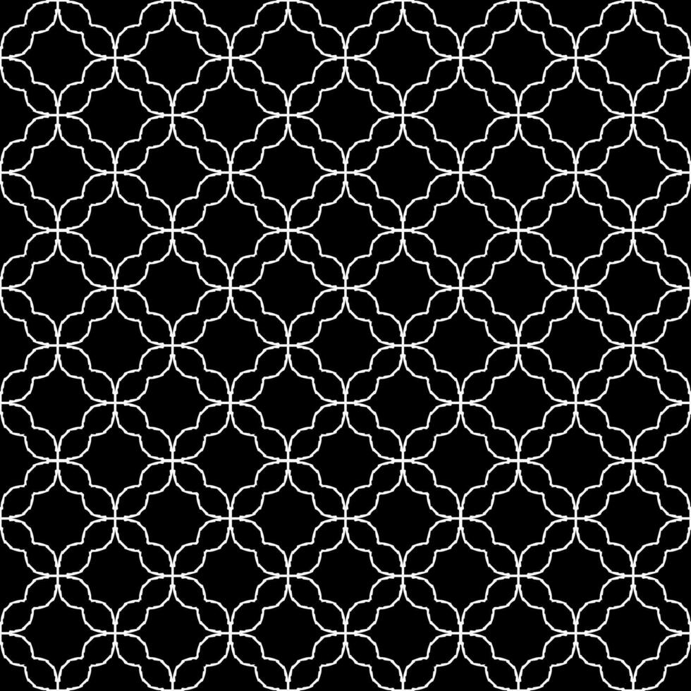 Black and white seamless pattern texture. Greyscale ornamental graphic design. vector