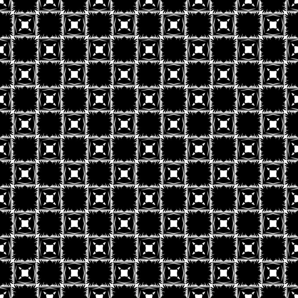 Black and white seamless pattern texture. Greyscale ornamental graphic design. vector