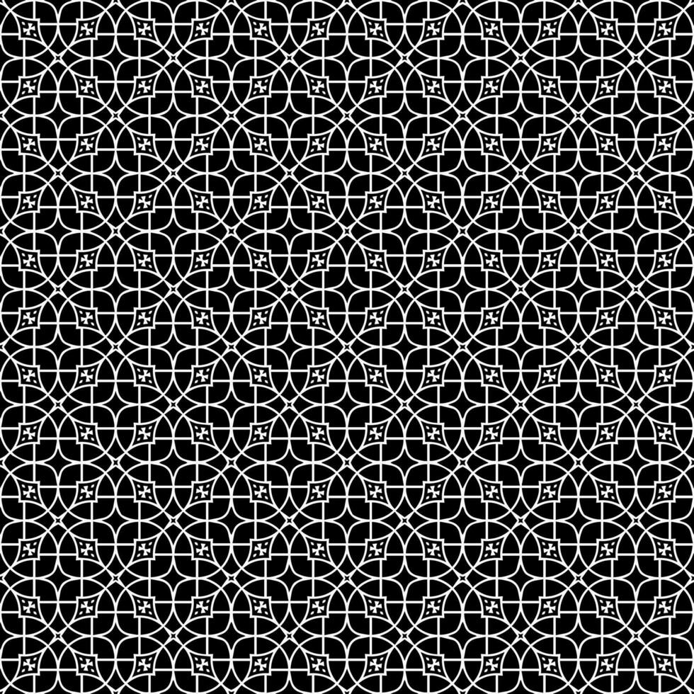 Black and white seamless pattern texture. Greyscale ornamental graphic design. vector