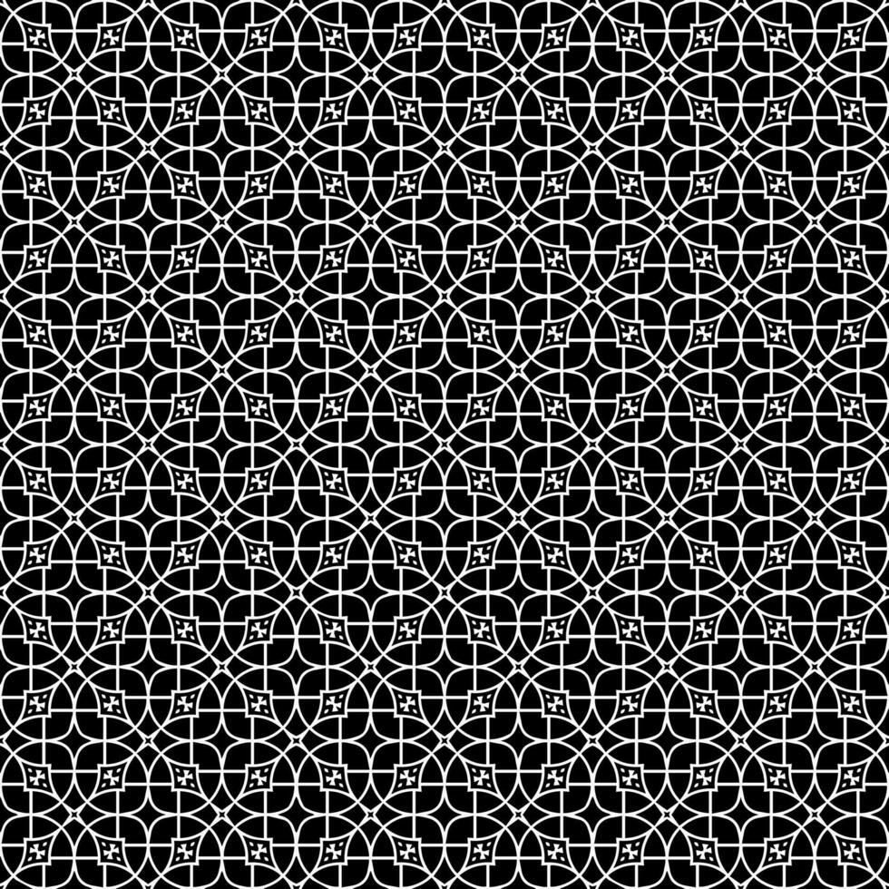 Black and white seamless pattern texture. Greyscale ornamental graphic design. vector