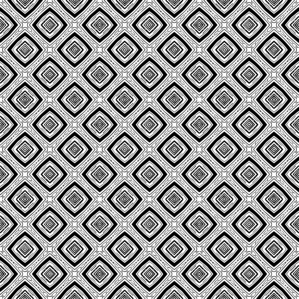 Black and white seamless pattern texture. Greyscale ornamental graphic design. vector