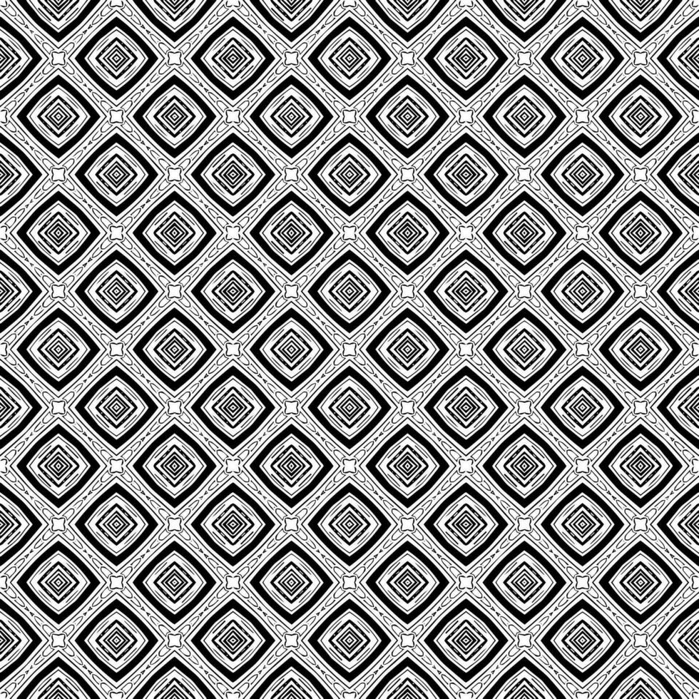 Black and white seamless pattern texture. Greyscale ornamental graphic design. vector