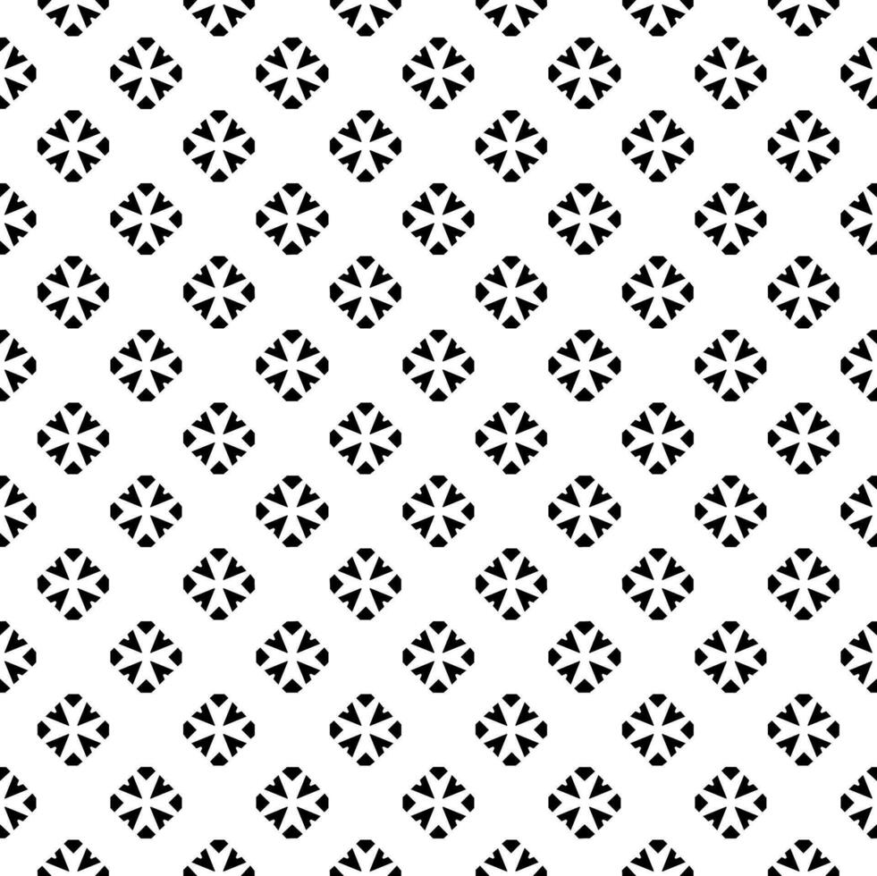 Black and white seamless pattern texture. Greyscale ornamental graphic design. Mosaic ornaments. Pattern template. vector