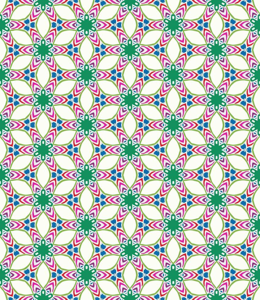 Multi color seamless abstract pattern. Background and backdrop. Multi Colored. Colorful ornamental design. vector