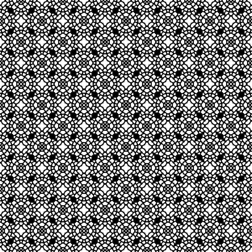 Black and white seamless pattern texture. Greyscale ornamental graphic design. vector