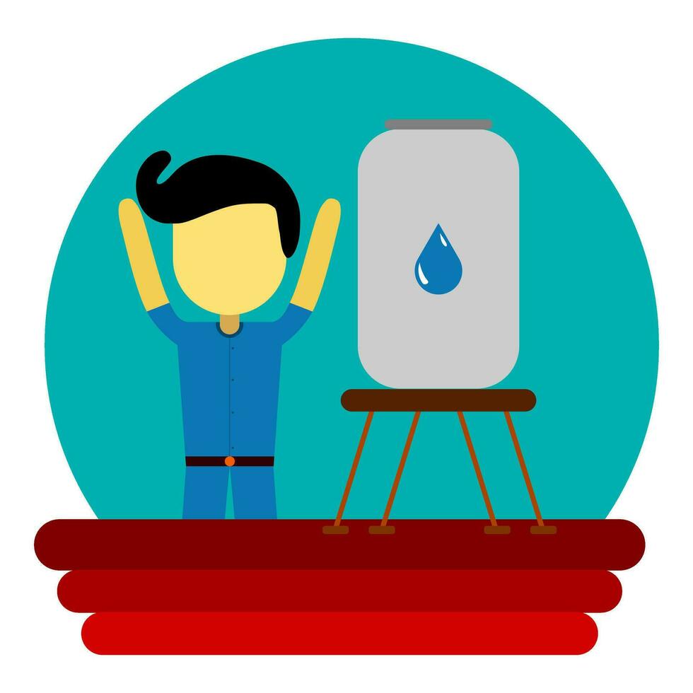 Clean water service vector