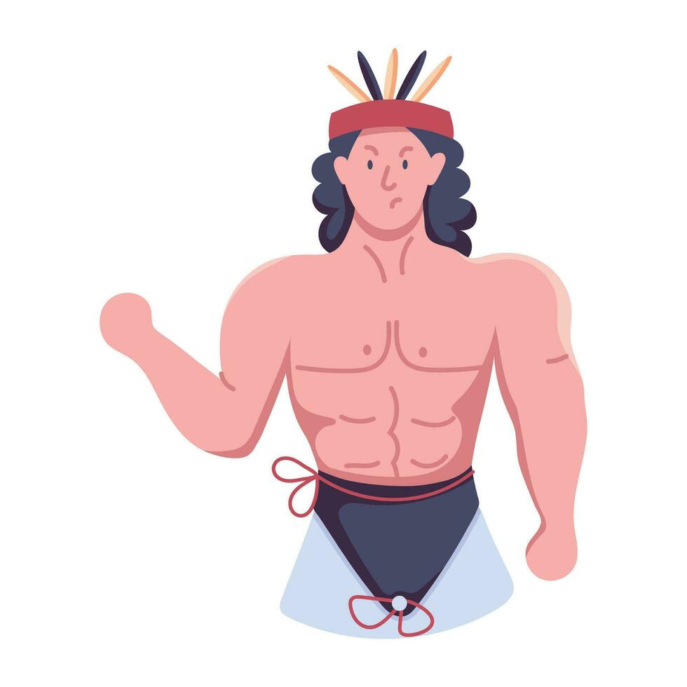 Trendy Ancient Warrior vector